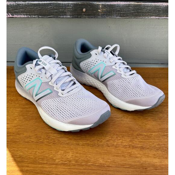 New Balance 520 v7 Women’s Running Shoes Gray Mint Size 8.5 Athletic - Picture 4 of 8